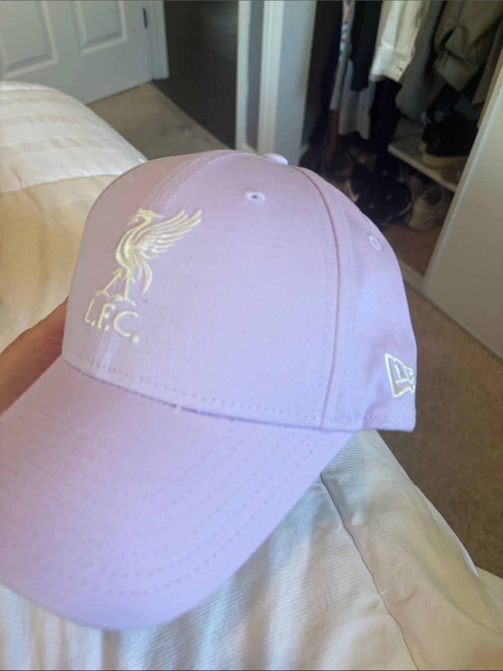 New Era Lavender L.F.C. Embroidered Baseball Cap - Picture 4 of 4